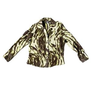 Sharon Young Y2K Style Printed Shirt Size 16